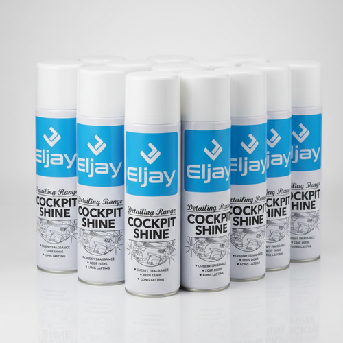 Dashboard Cockpit Shine Bubblegum or Cherry Aerosol Cleaner Spray – Interior Plastic & Vinyl Dressing (Pack of 12)