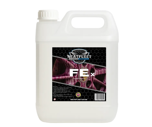 FEx Iron Fallout Remover – Bleeding Wheel & Paint Decontamination Spray for Brake Dust Removal - Neatfleet Car Care UK