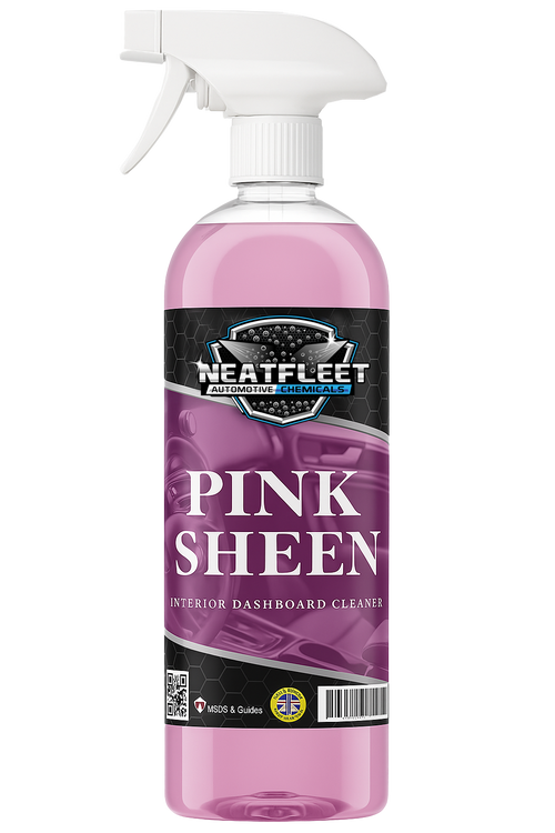 Pink Sheen Dashboard Cleaner – Interior Cockpit Spray for Plastic, Vinyl & Trim Cleaning and Shine