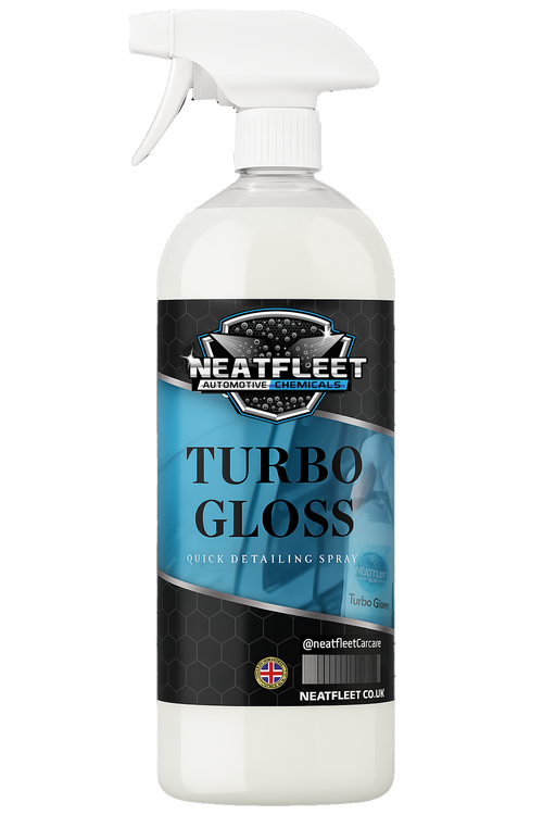 Turbo Gloss Quick Detailing Spray – Instant High Shine Spray for Paint, Wax & Exterior Protection
