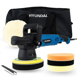 Hyundai 900W 150mm Electric Dual Action Car Polisher Kit - HYDAP900E