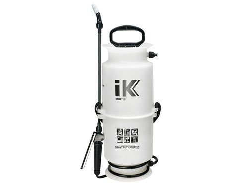 IK 9 Multi Professional Sprayer – 9 Litre Chemical Pressure Sprayer for Cleaning, Detailing & Industrial Use