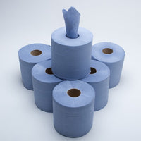 Blue Centrefeed Rolls - Neatfleet Car Care UK